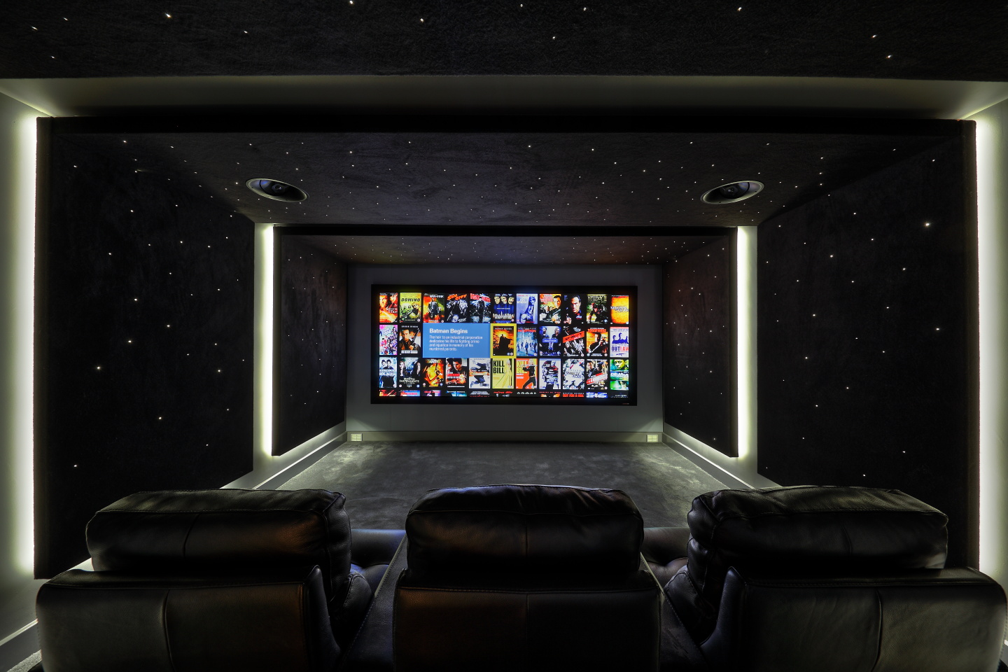 Home Cinema Room featuring Bar | British Institute of Interior Design