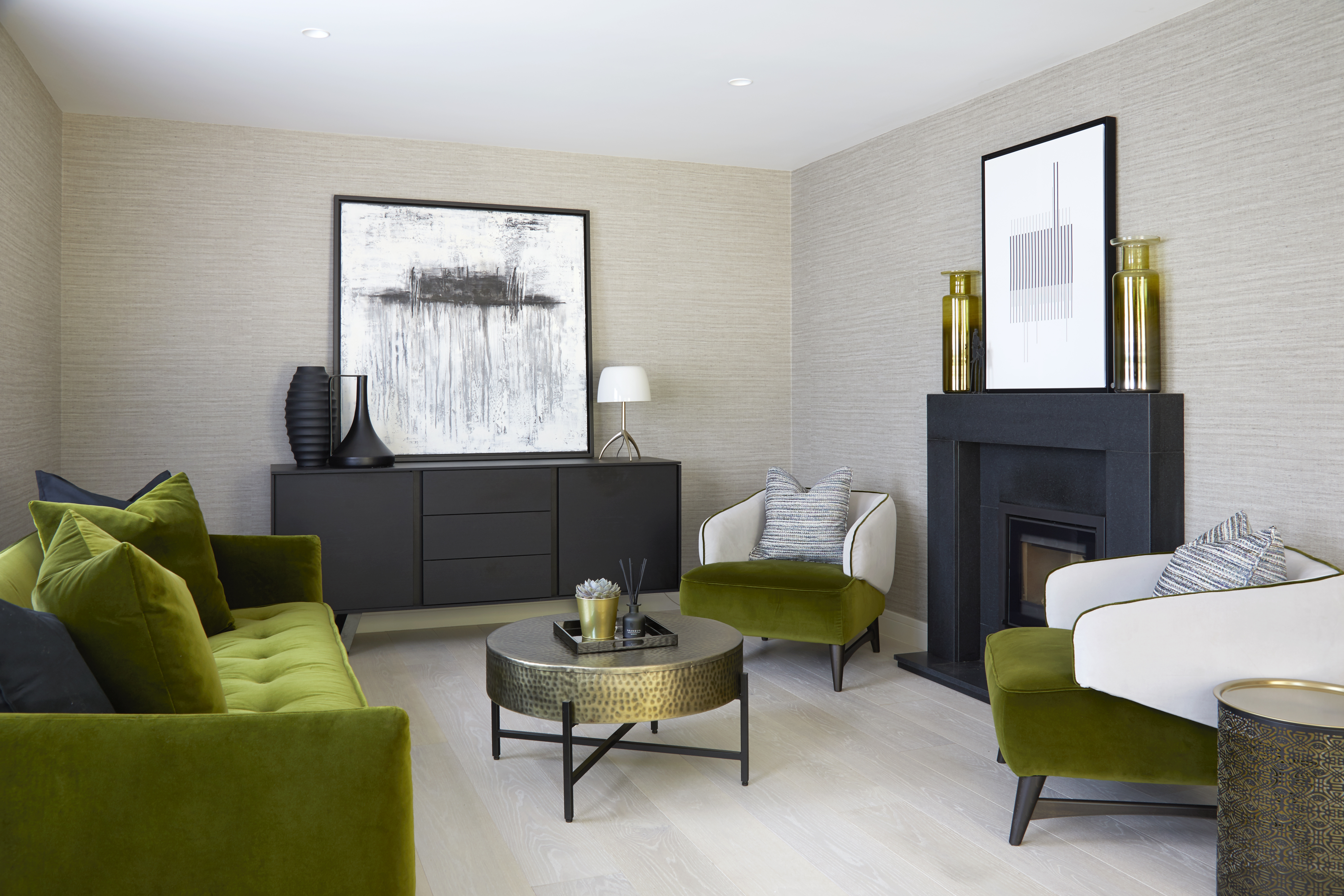 Contemporary renovation, Sunningdale, formal sitting room