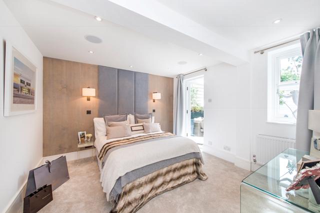 Bedroom luxury London refurbishment project