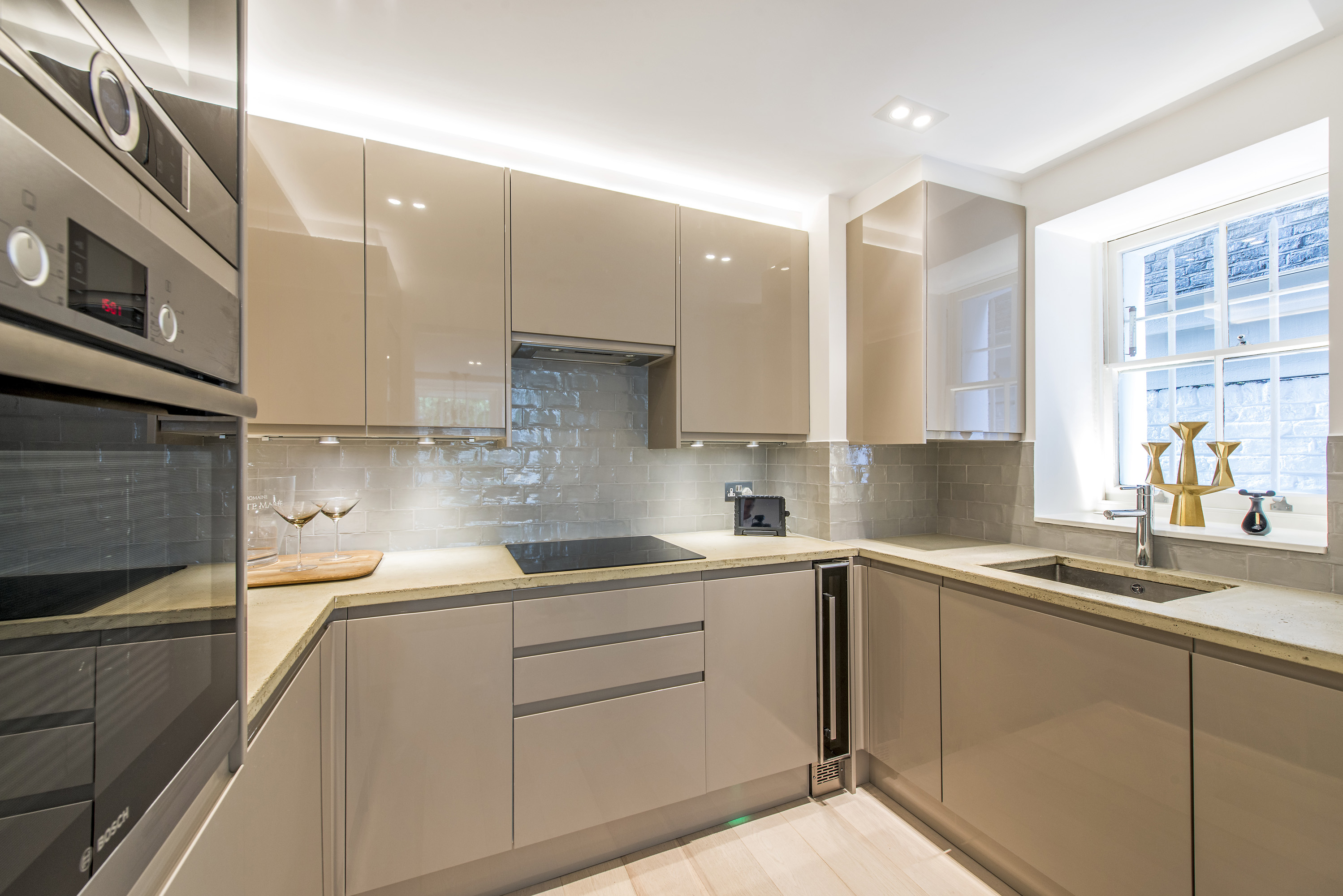 kitchen luxury London refurbishment project