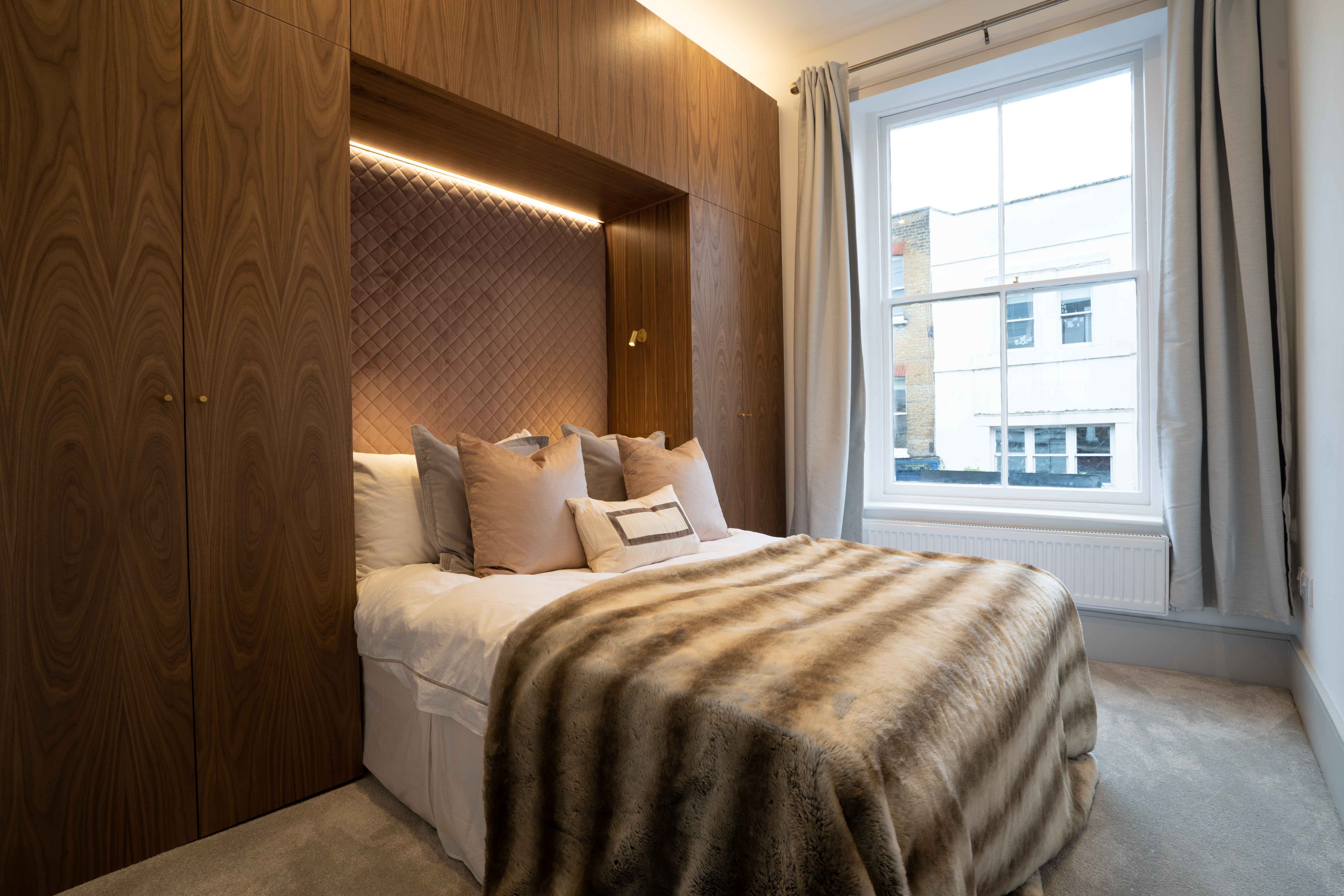 Luxury refurbishment Notting Hill bedroom