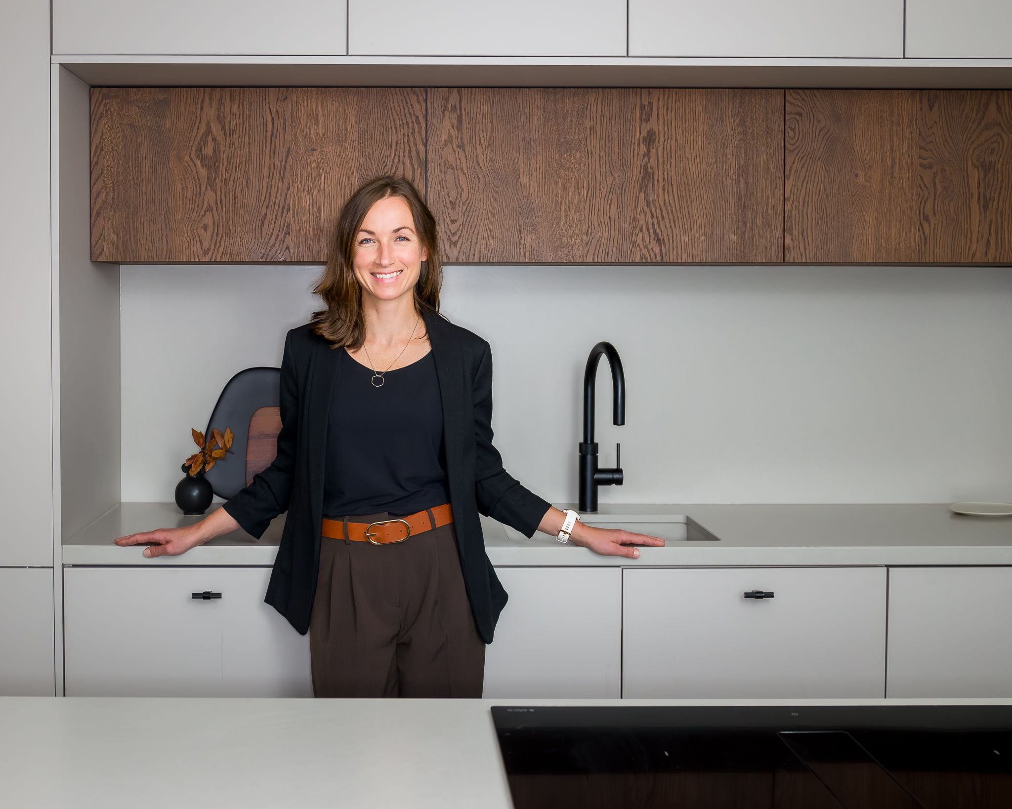 Kitchen shot from one of our Manchester projects as featured in C-Top by Cosentino.