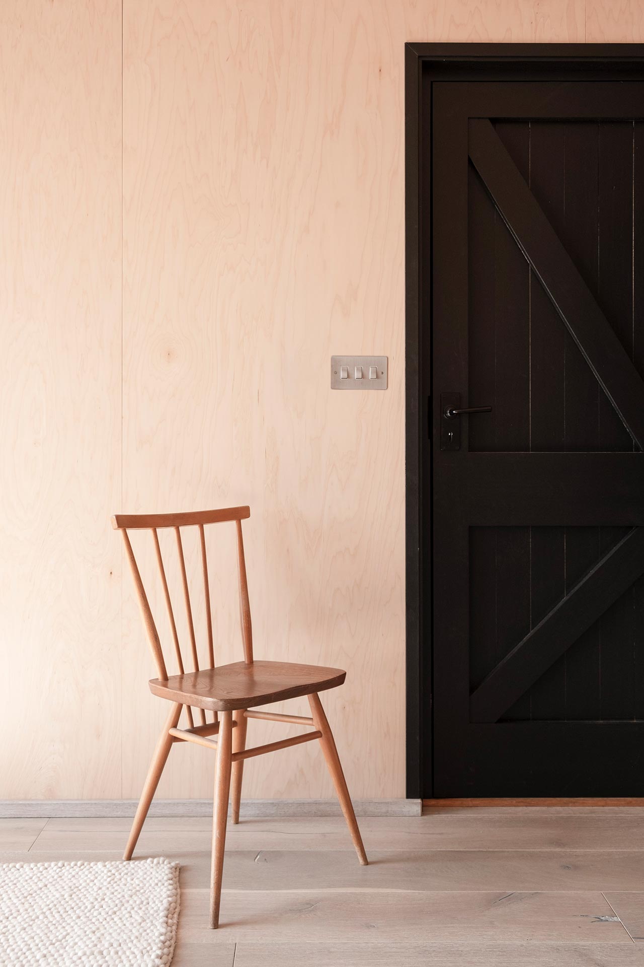 Chair next to door