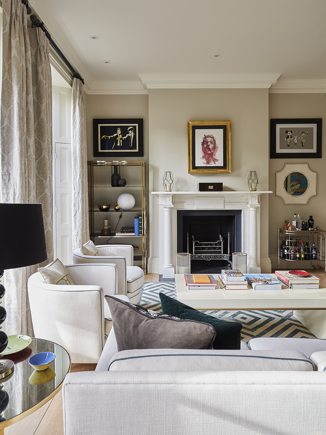 Drawing Room in muted tones