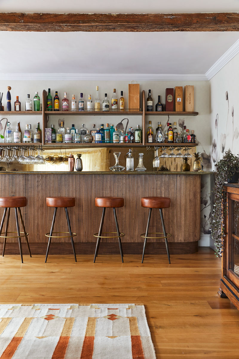 Formal Dining Room with bespoke bar