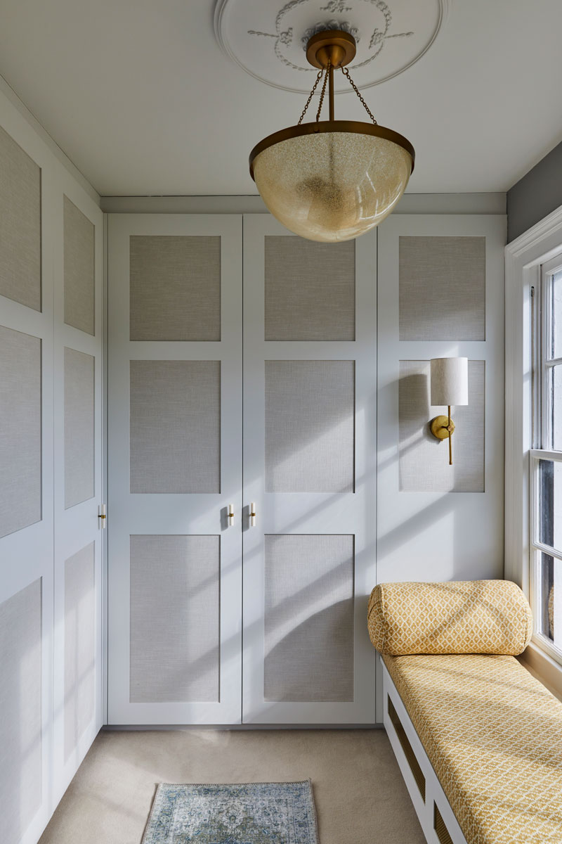 Dressing Room, with bespoke Joinery and window seat