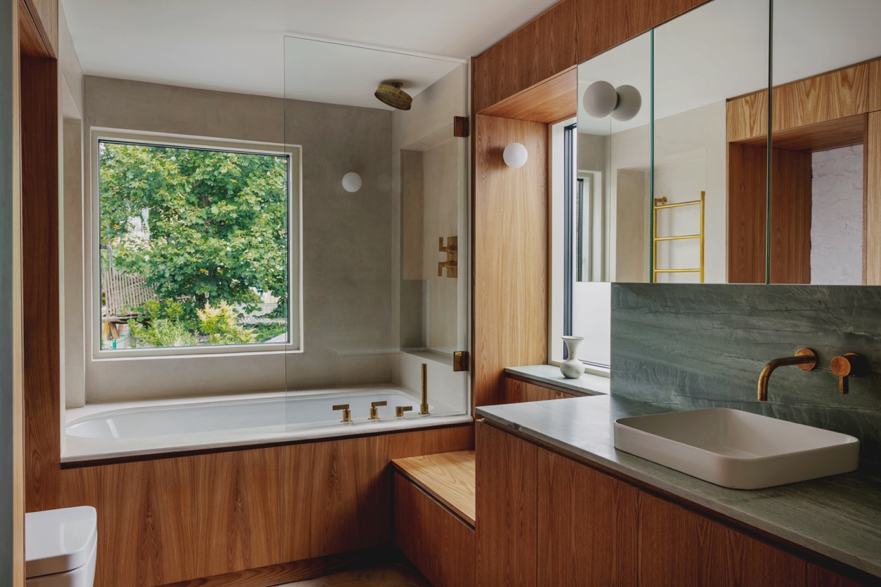 Bathroom in East London featuring Studio Ore Taps