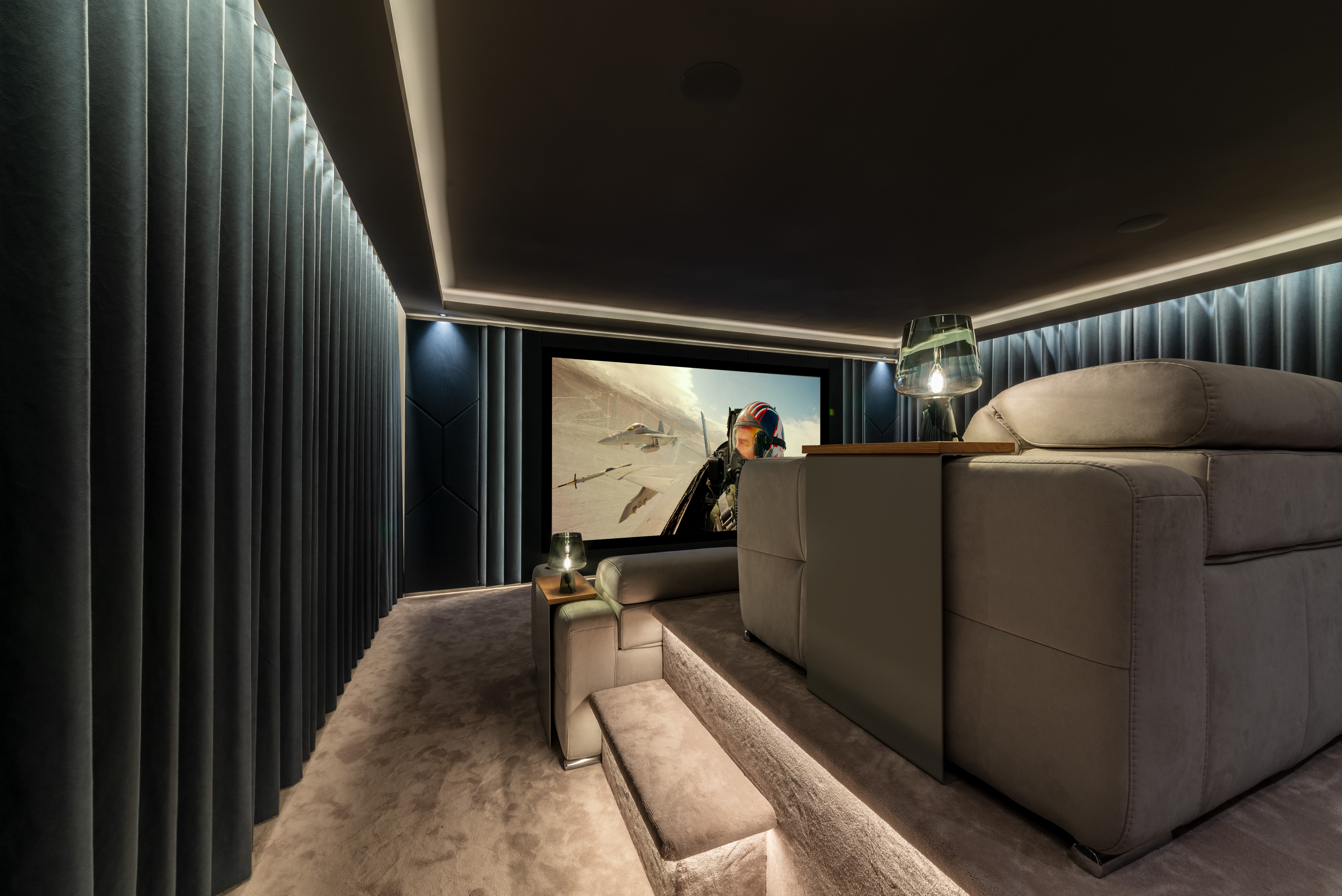 Turnkey dedicated home cinema room