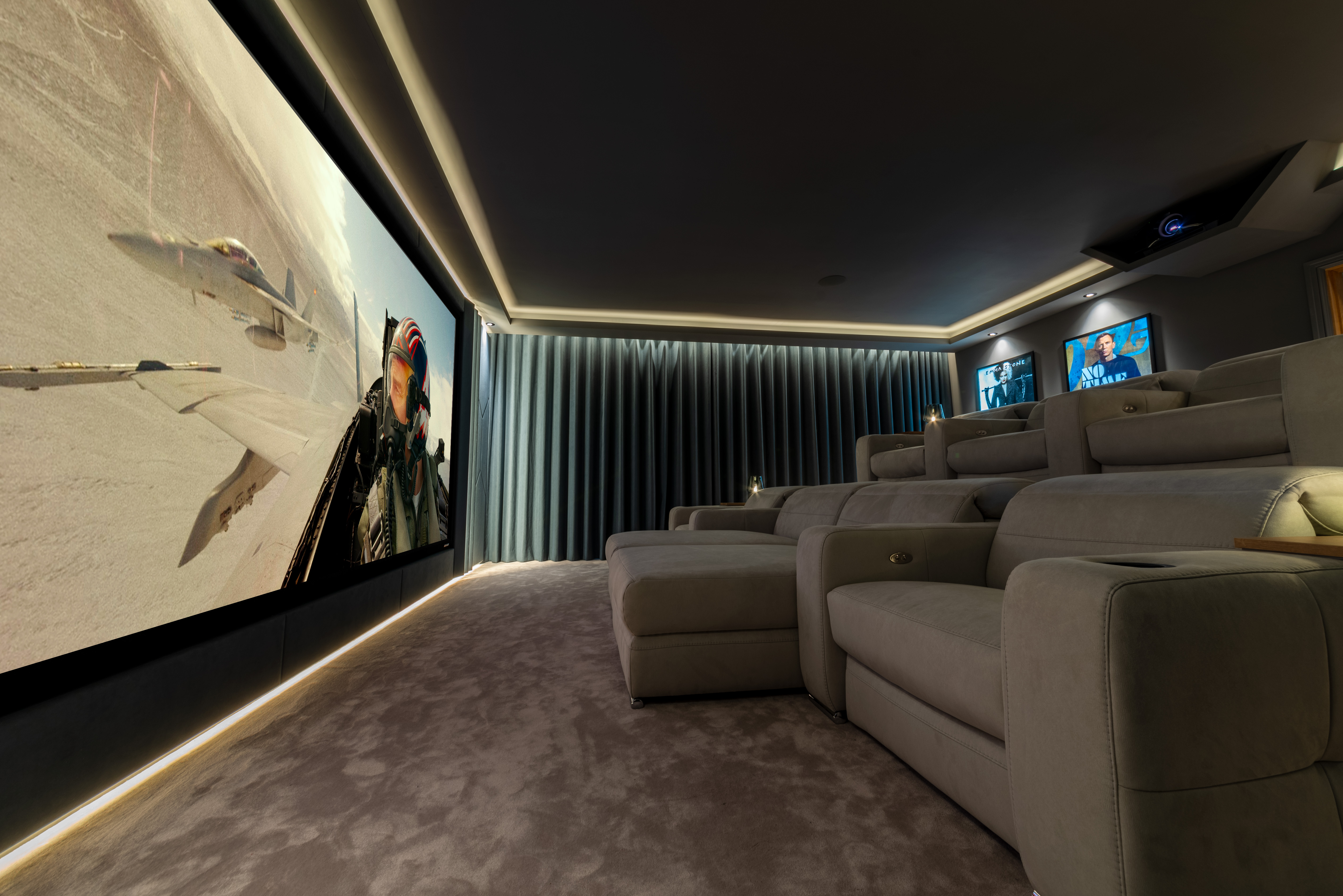 Turnkey dedicated home cinema room