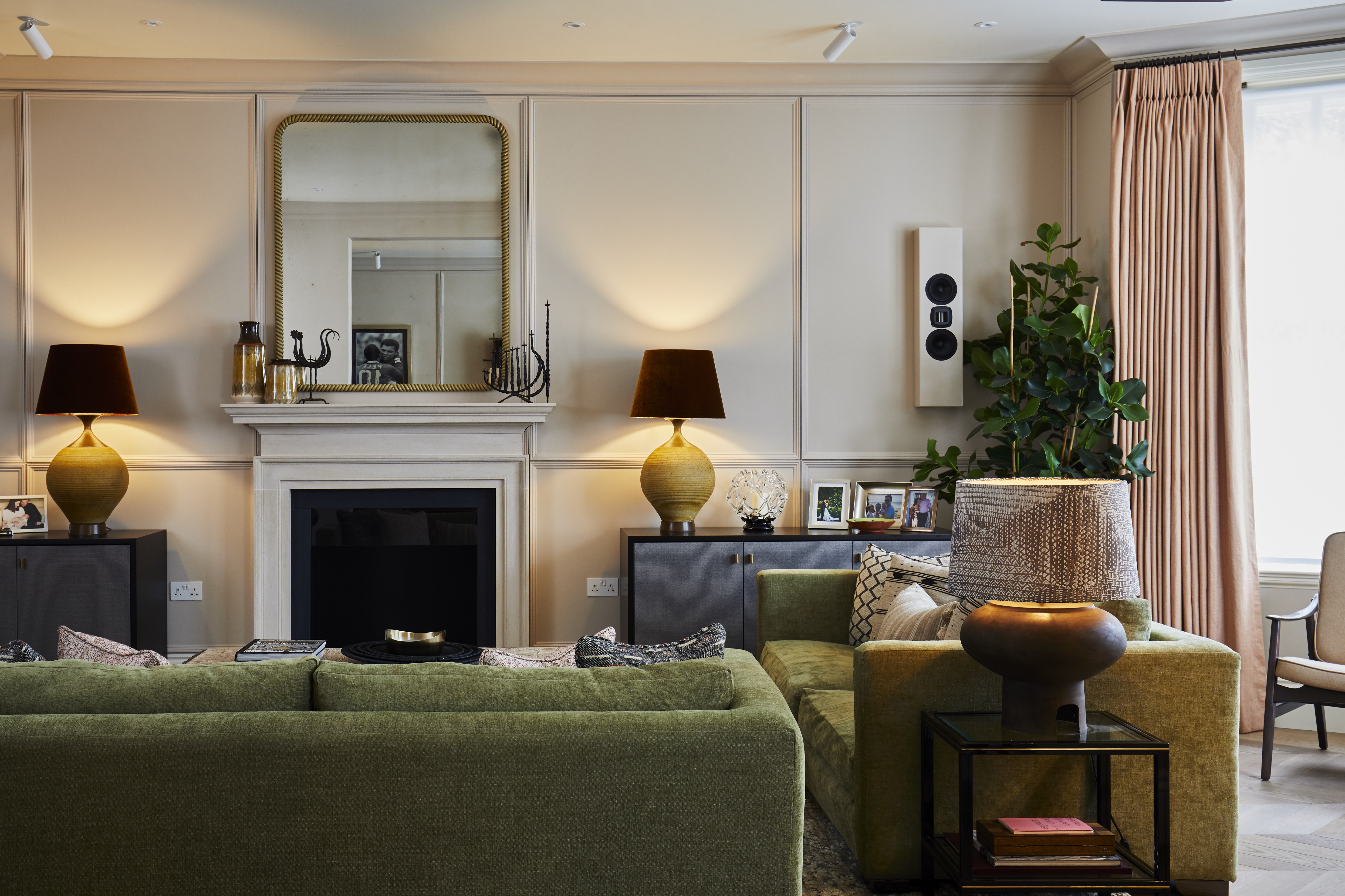 Drawing Room with fireplace