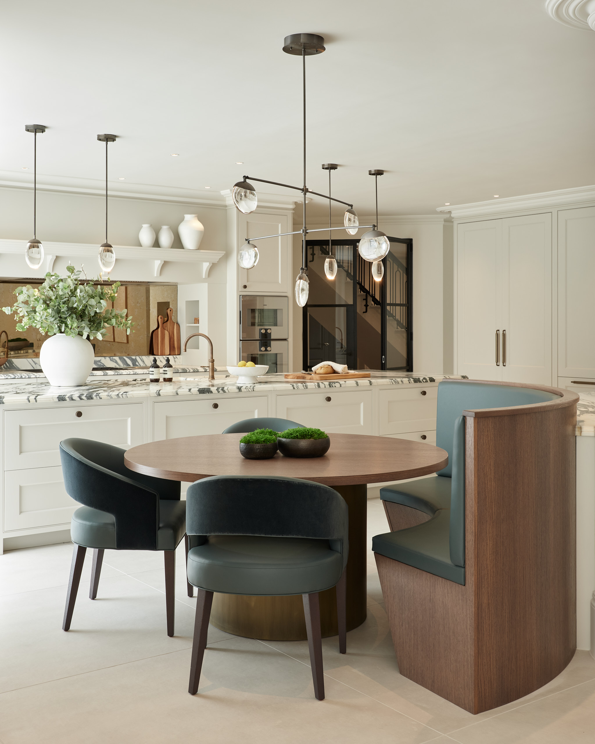 Hand made Chamber Furniture joinery including booth seating