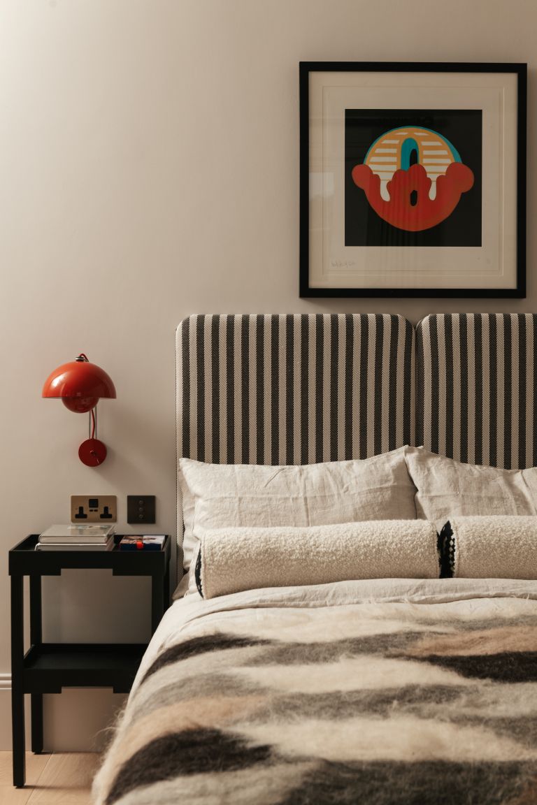 Headboard and bedroom