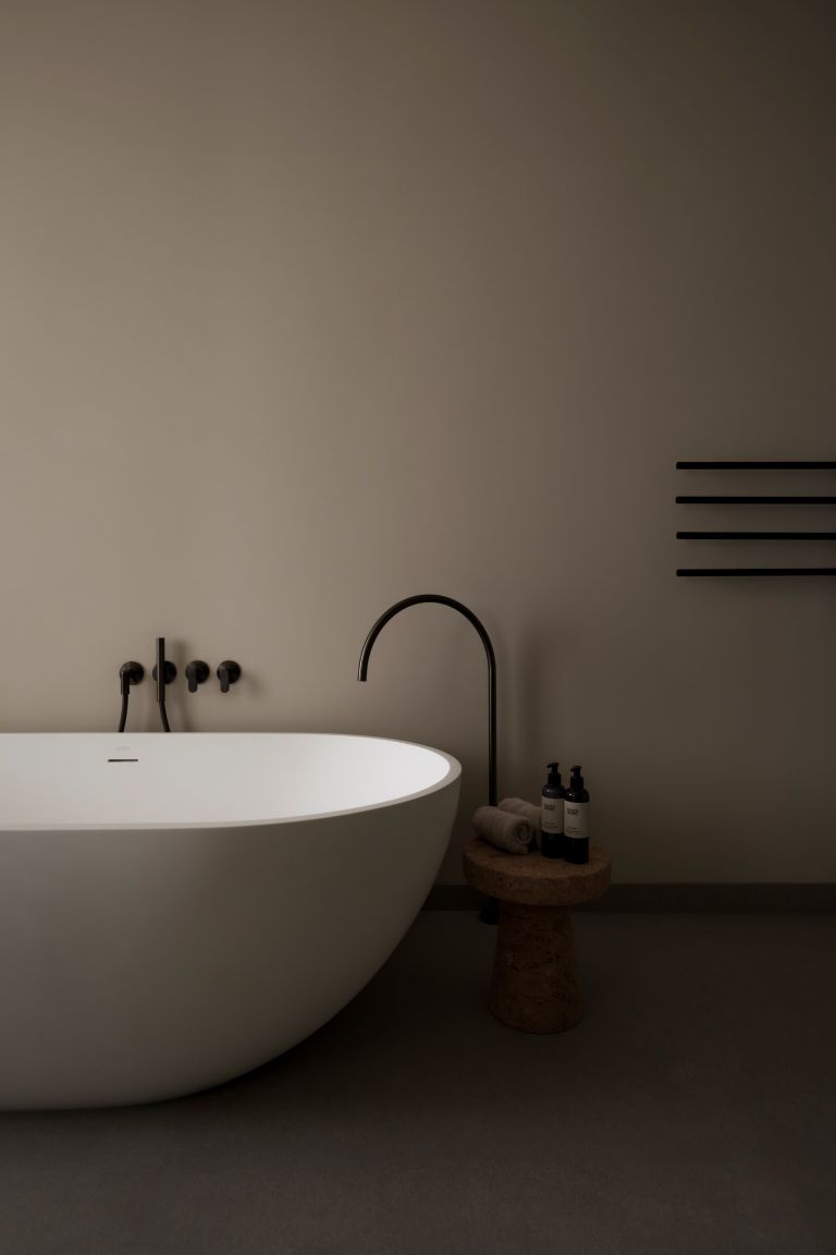 Bath Tub In Cornwall Barn