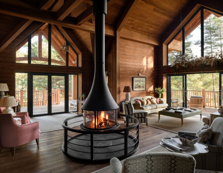 Log Burner and Seating Area