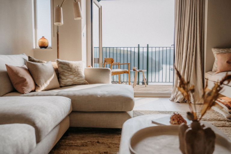 Living Room And Balcony