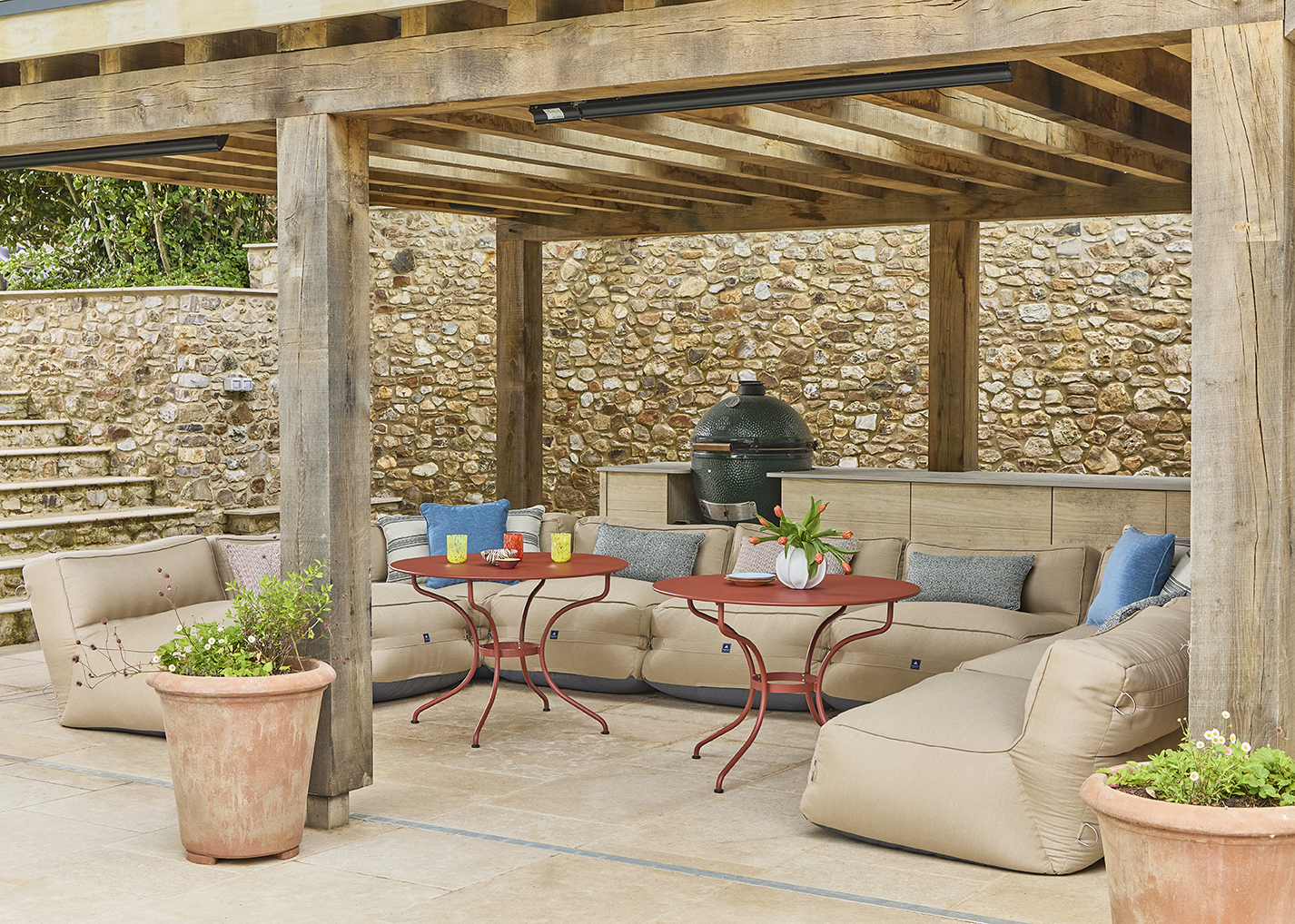 Pool House seating