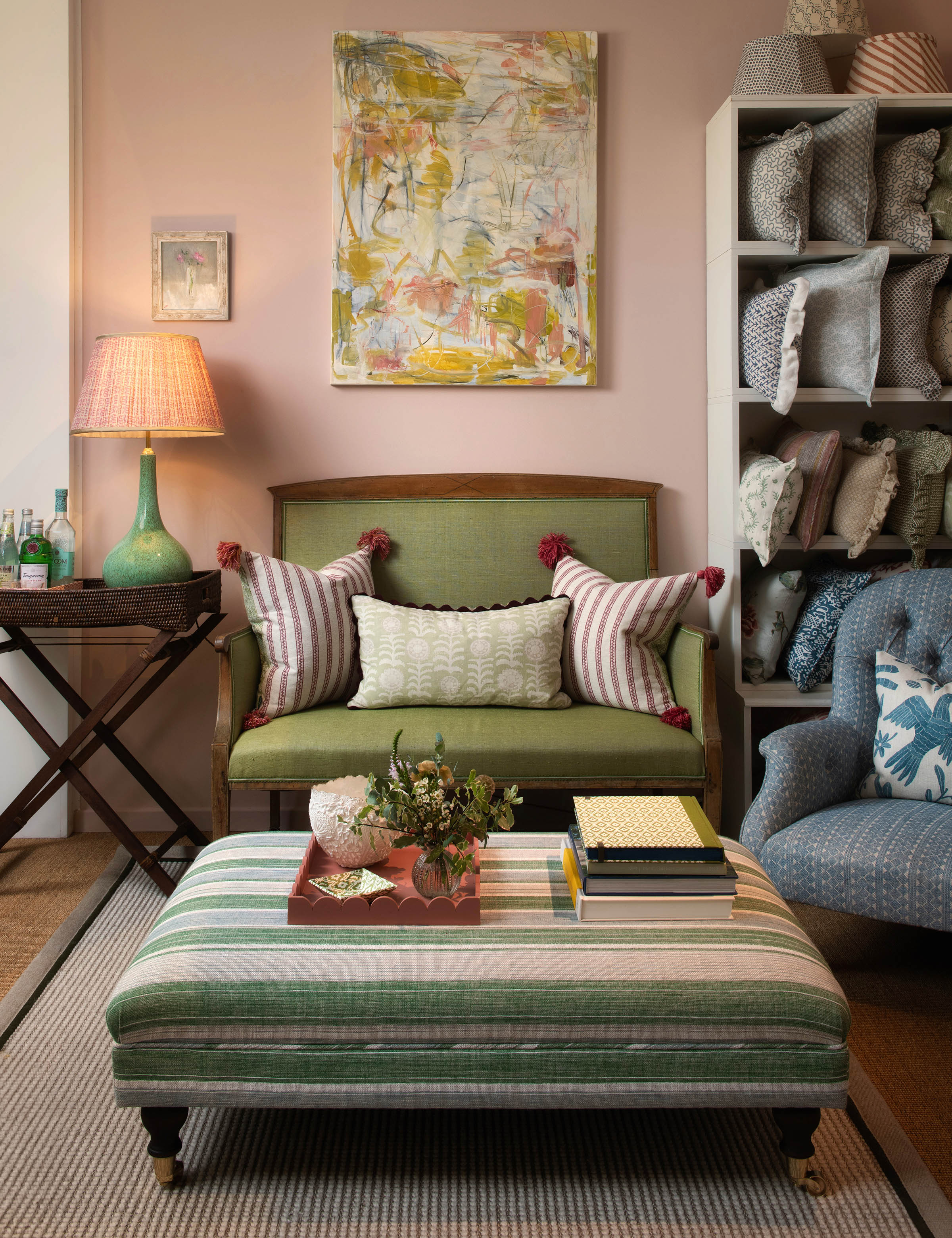 Sofa and ottoman