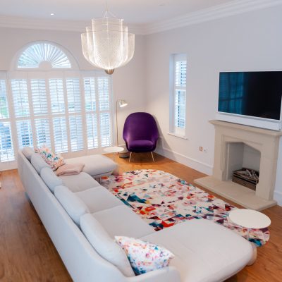 Sofa and rug 