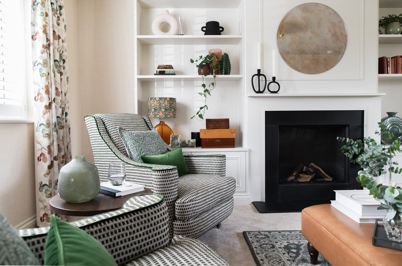 A peaceful retreat at the front of the house for those quieter moments away from entertaining