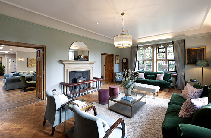 living room.