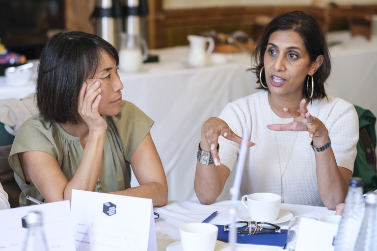 Women talking