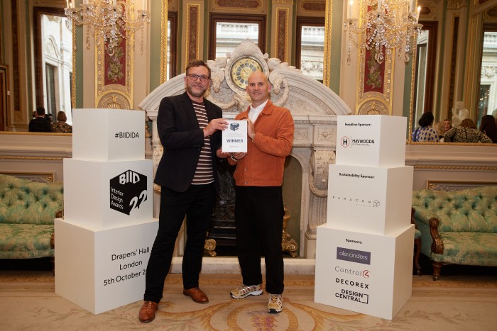 winners with their award