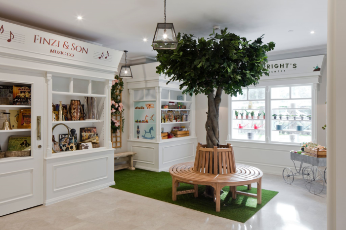Tree with seating