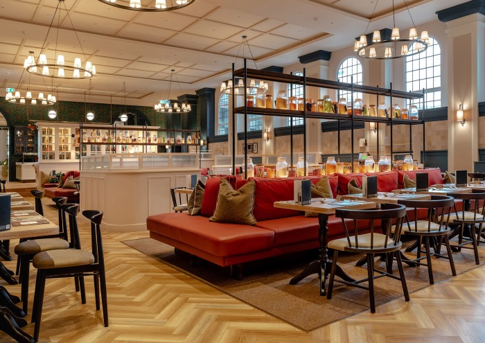 restaurant area
