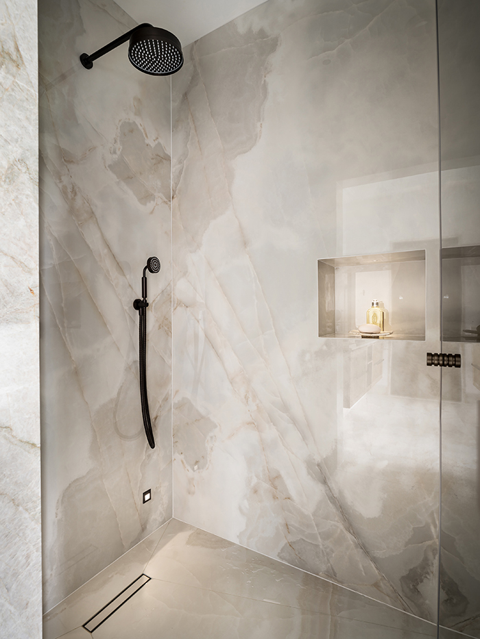 Georgian Shooting Lodge Master Shower.