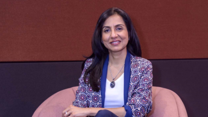 smiling dark haired woman