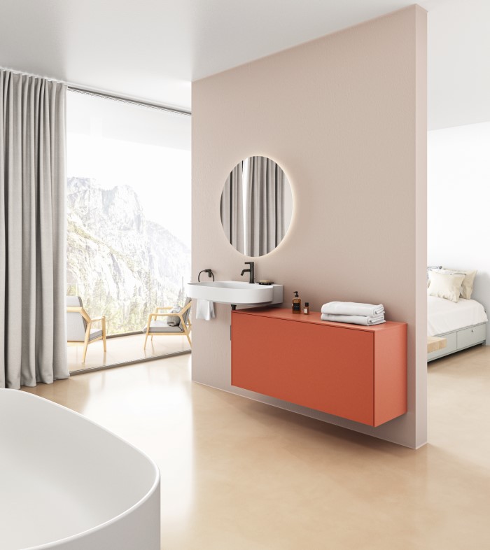 bedroom/bathroom showroom.