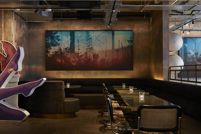 Paradise Green Sunset Restaurant Banquette By Day