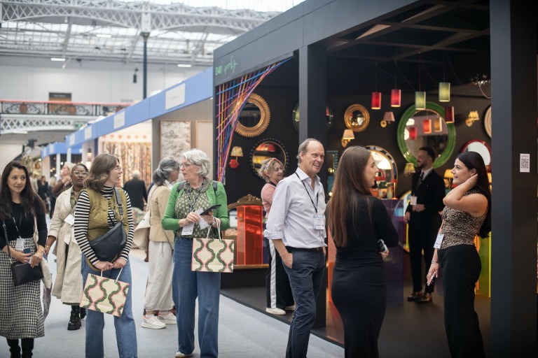 Attendees at Decorex