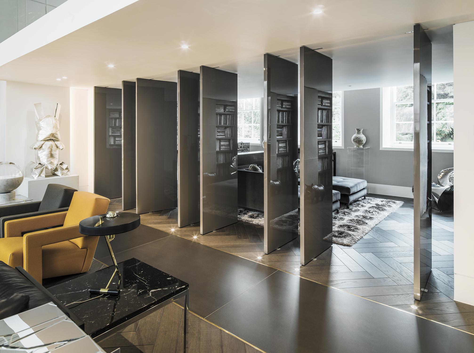 Living area partitions