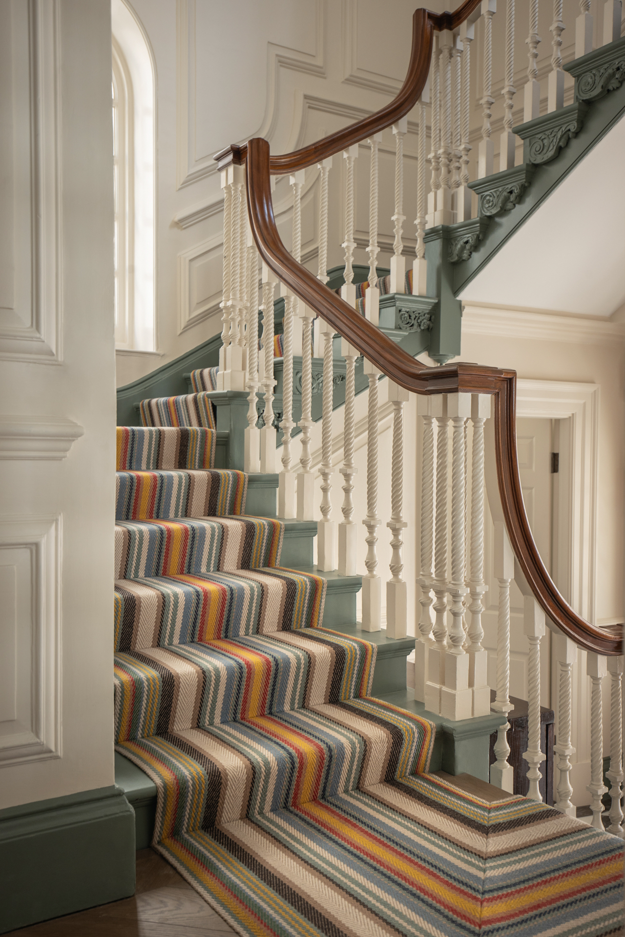 Bespoke stair runner Chatham Multi stair runner
