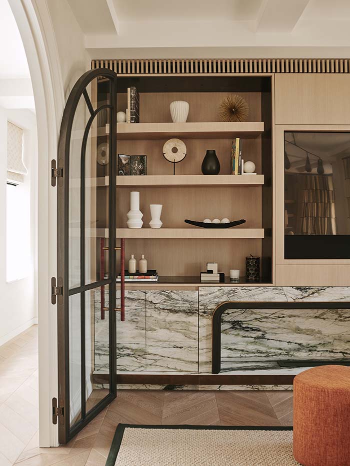 Bryanston Square - Reception Room Media Wall
