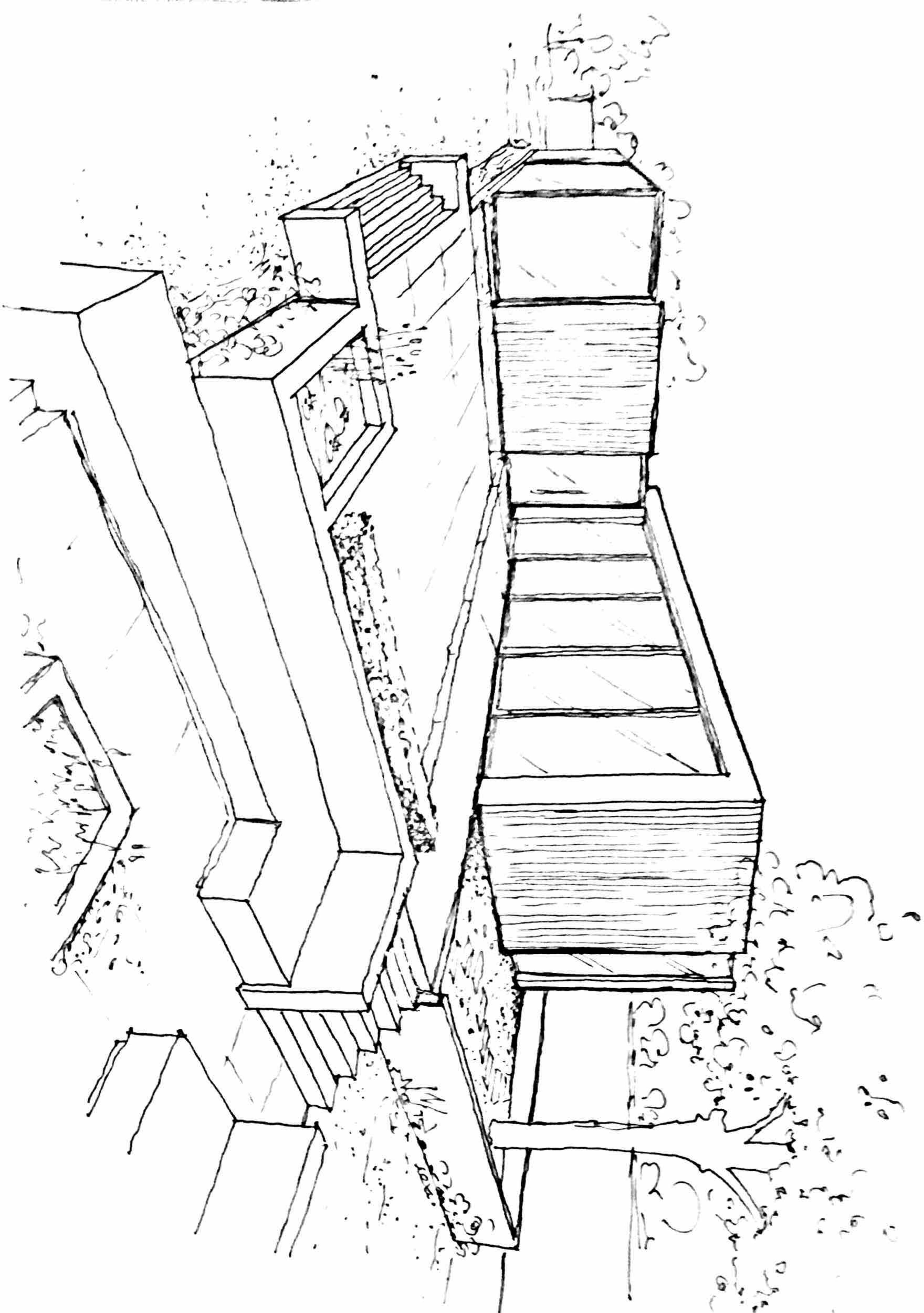 proposal for a garden room and pool.