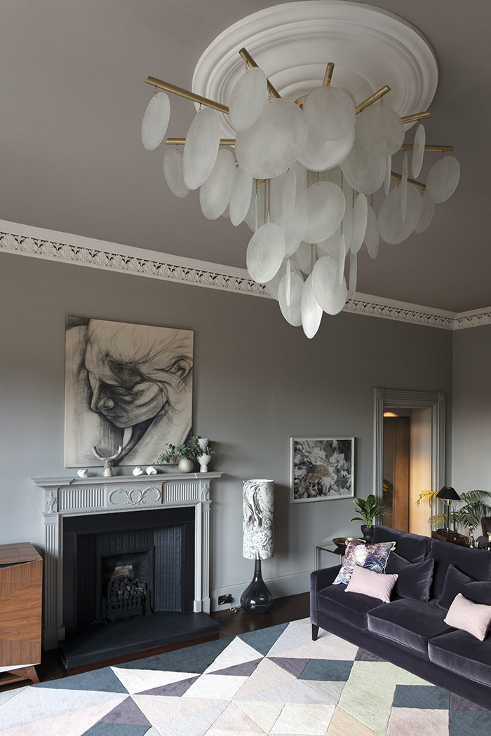 Edinburgh New Town Apartment Sitting Room