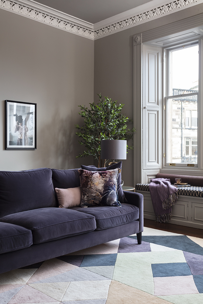 Edinburgh New Town Apartment Sitting Room