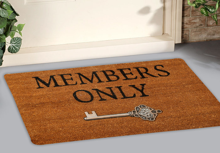 Members Only Mat