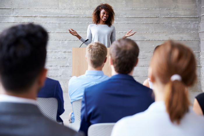 Lady Speaking