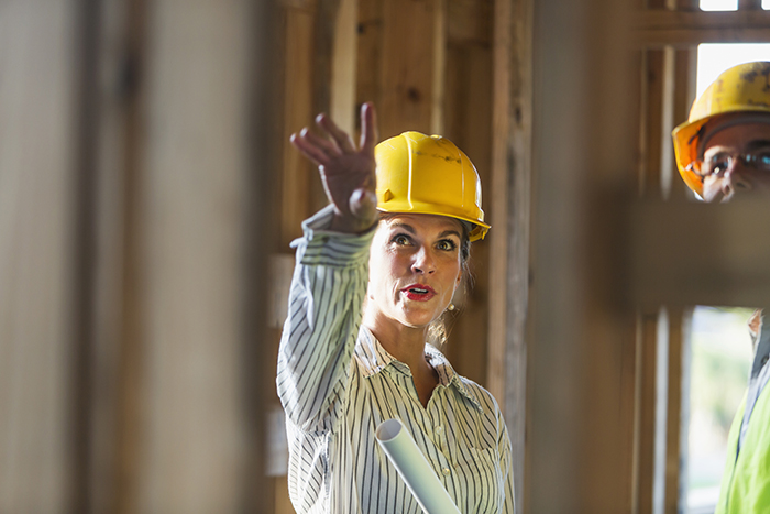 Woman on Site