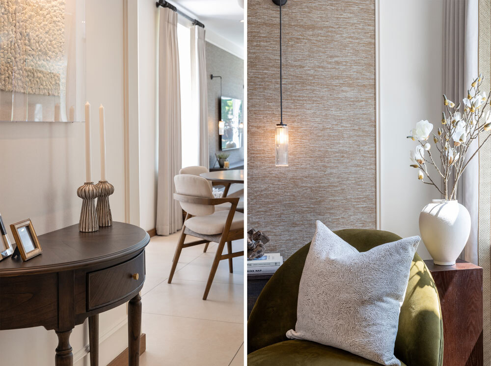 Chair and hallway side table