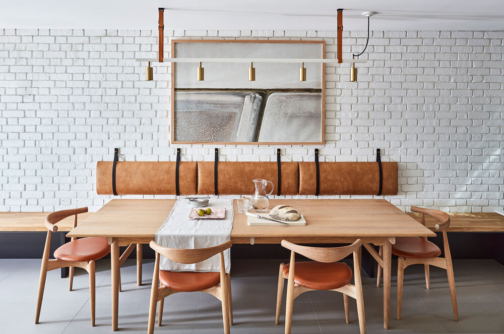 Dining table with seating