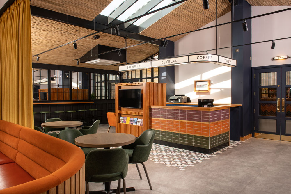 Serving area in the cafe