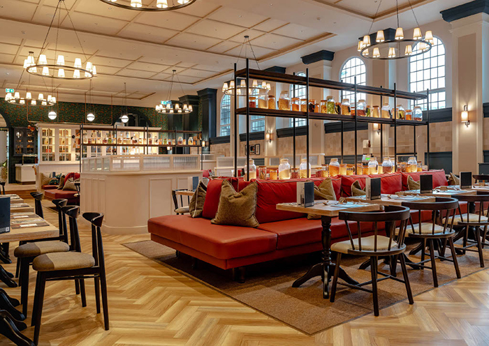 Dinign area in hotel