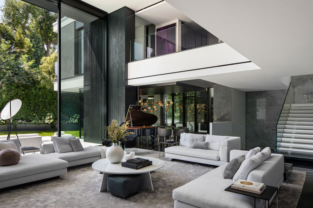 Open plan living room