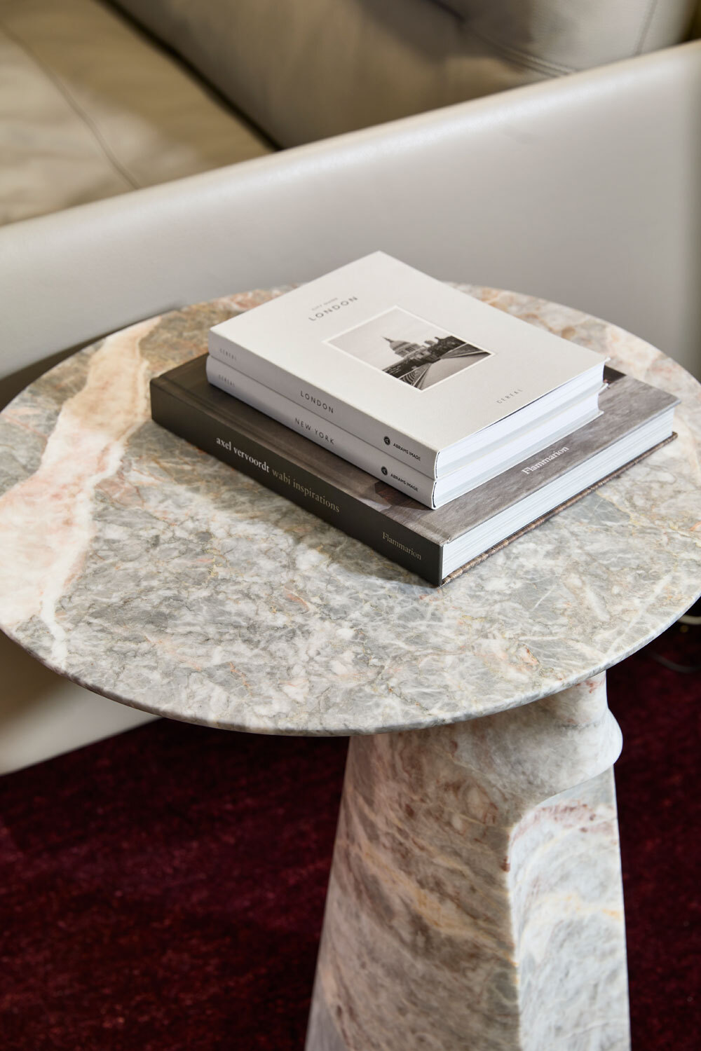 Book on coffee table