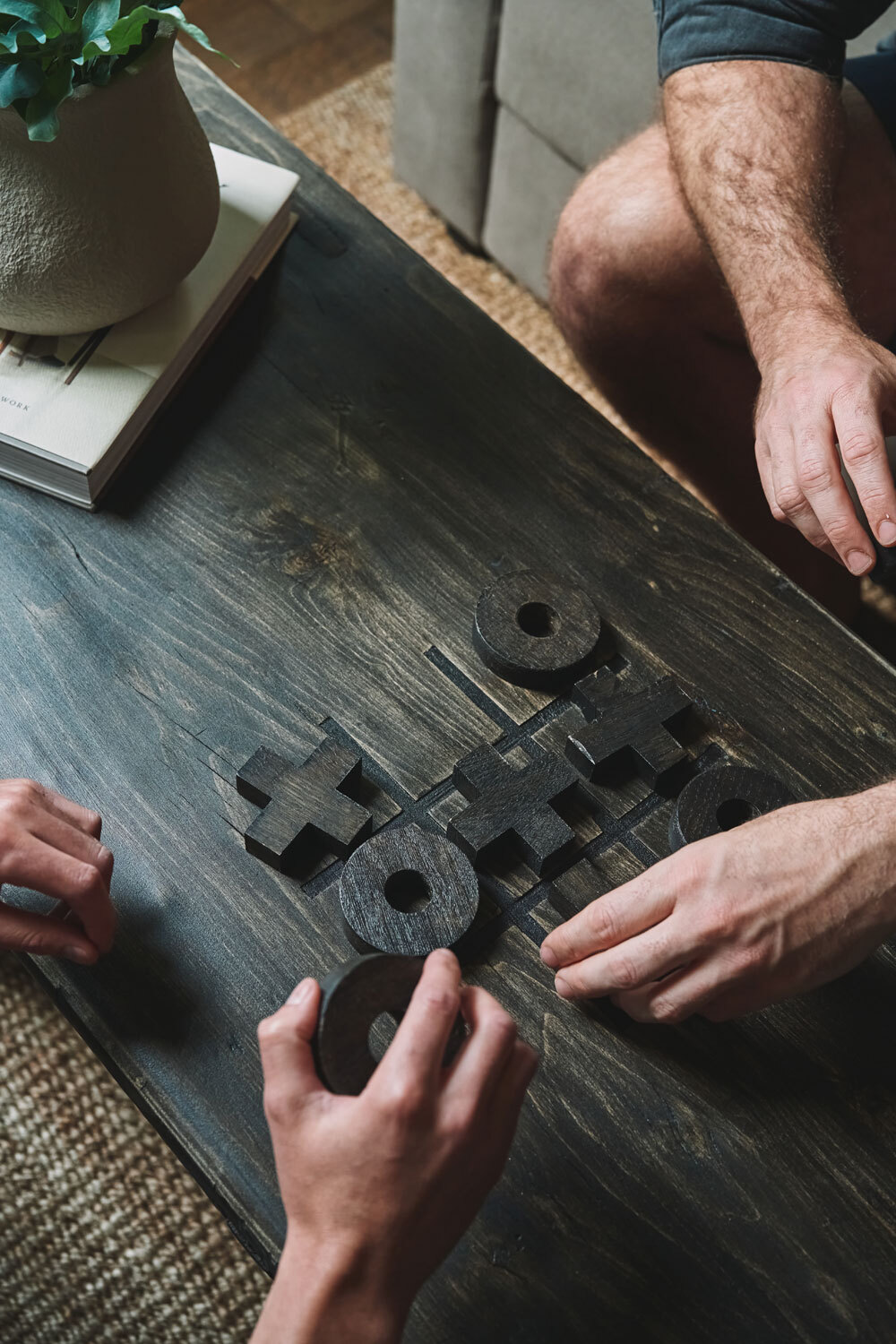 People playing a game