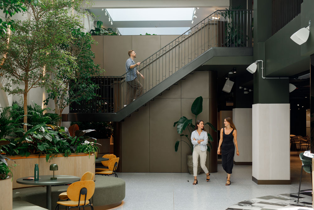 atrium and staircase